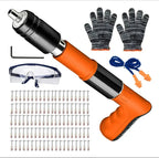 Kit Com Pistola De Fixação De Ação Direta Finca Pinos +200 Pinos
