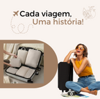 Kit de Organizadores de mala à prova d'água - 6 Pçs